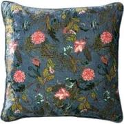 Dutch Decor MIKKY - Sierkussen 45x45 cm - velvet - bloemen - provincia...