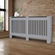 Radiator bekleding 152x19x82 cm grijs MDF