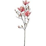 Mica Decorations Magnolia Kunstbloem - H88 cm - Roze