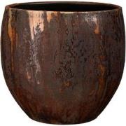 Mica Decorations Roel Bloempot - 28x28x28 cm - Terracotta - Roest