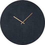 PTMD Emmett Black iron round clock square texture S