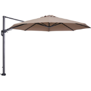 Garden Impressions Hawaii zweefparasol Ø350 cm - frame carbon black - ...