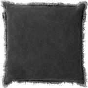 Dutch Decor BURTO - Kussenhoes 45x45 cm - gewassen katoen - Charcoal G...