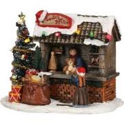 LuVille Kerstdorp Miniatuur Santa's Gifts Cadeaukraam - L14 x B9 x H11...