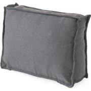 2L Home & Garden Rugkussen Metro Lounge Grijs - 60 x 40cm