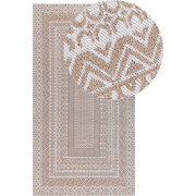 Beliani BAGLAR - Laagpolig-Beige-Jute