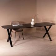 Eettafel Deens Ovaal Zwart - 240x100x76cm - Tafel Gordon