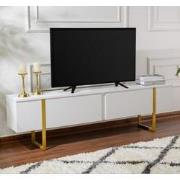 TV Meubel Wit Melamine Blitz 50x180x29,5 cm