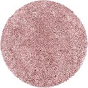 Tapijtenloods Monaco Soft Rond Shaggy Hoogpolig Vloerkleed Roze- 80 CM...