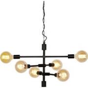 Hanglamp Nashville - Zwart - 60x52x48cm - 6L