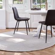 Rond vloerkleed wollen Grijs - Cobble Stone Grijs/Antraciet,Grijs - Ro...