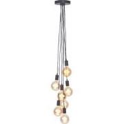 Hanglamp Oslo - Zwart - 35x35x150cm - 7L