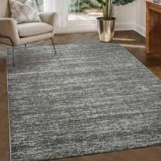 Relax Oslo - Laagpolig Effen Vloerkleed - Modern Tapijt - Grijs- 50x25...