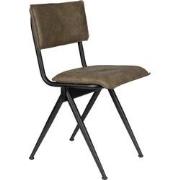 Dutchbone New Willow Eetkamerstoelen Army - Set van 2