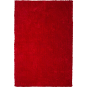 Beliani DEMRE - Hoogpolig-Rood-Polyester