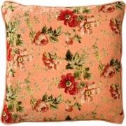 Dutch Decor MEIS - Sierkussen 45x45 cm - velvet bloemen - dusty pink -...