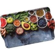 Dienblad met Handvat - Mode: Healthy Kitchen - Afm. 48 x 30.5 x 3.5 Cm...