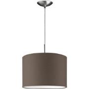 hanglamp tube deluxe bling Ø 30 cm - taupe