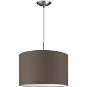 hanglamp tube deluxe bling Ø 35 cm - taupe