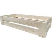 Wood4you - Eenpersoonsbed Krijn steigerhout - Montagepakket 206Lx43Hx9...