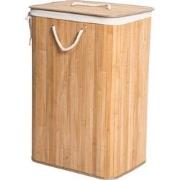 Decopatent® Grote Bamboe Wasmand met deksel - 80 L - Wasmand 1 Vak met...