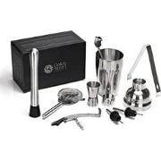 Decopatent® PRO Cocktail Set 10-delig - Rvs Barset met Shaker - Maatbe...