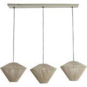 Light&living Hanglamp 3L 120x42x130 cm FELIDA crème