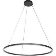 Steinhauer hanglamp Ringlux - zwart - metaal - 100 cm - ingebouwde LED...