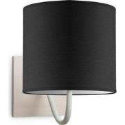 wandlamp beach bling Ø 20 cm - zwart