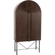 J-line - Rek Aura Mango Hout/metaal Bruin - 90x45x185cm