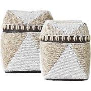 MUST Living Basket Ubud, set of 2,20x17x17 / 25x21x21 cm