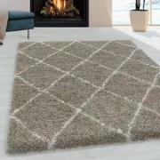 Tapijtenloods Harmony Soft Shaggy Hoogpolig Vloerkleed Beige- 80x150 C...