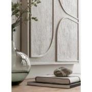 MUST Living Wall Panel Lorcan Cream small,102x76x4 cm, cream wooden ba...