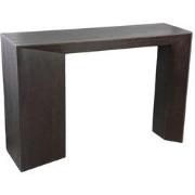 PTMD Arivo Black MDF Asymmetrical Sidetable Rectangle