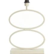 Light &amp; Living - Lampvoet STELIUS - 33x17x42cm - Wit