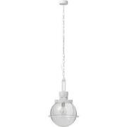 J-line - Hanglamp Bol Glas/metal Wit - 40x40x180cm