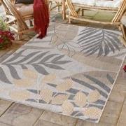 Sunny Outdoor - Binnen en Buiten Vloerkleed - Beige - Tapijt voor Tuin...