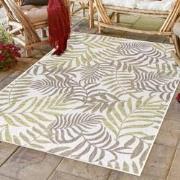 Sunny Outdoor - Binnen en Buiten Vloerkleed - Palm Design - Beige - Ta...