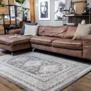 Vintage Vloerkleed Aila Taupe - Polypropyleen - 240 x 330 cm - (XXL)