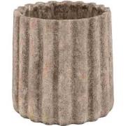 PTMD Bloempot Jaydean - 30x30x30 cm - Cement - Grijs