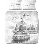 The Cotton Collection - Dekbedovertrek - Buddha - 140x200/220+1*60x70 ...