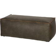 BePureHome Rodeo Poef - Eco-leder - Army - 43x120x60