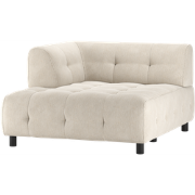 WOOOD Louis 1,5-Zits Chaise Longue - Polyester - Powder - 73x122x140