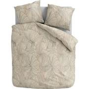 Microvezel Dekbedovertrekset Petal Lines - Beige - 135x200 + 1*80x80 c...