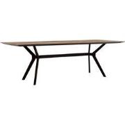 DTP Home Dining table Metropole rectangular,78x200x95 cm, recycled tea...
