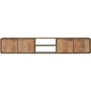 DTP Home Hanging TV stand Evo large, 4 doors, 2 open racks,40x225x40 c...