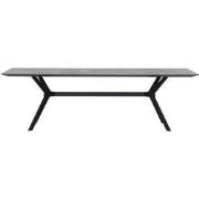 DTP Home Dining table Novi rectangular 250 PEPPER,76x250x95 cm, mortex