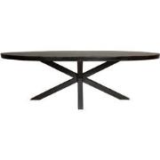 Starfurn Eettafel Denver Black | 210 cm | Ovaal