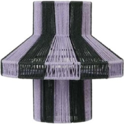 Broste Copenhagen - Lampenkap Diana forest green / light purple