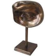 Deco. Oog op Voet- Antique Brass Shiny